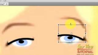 Make Paris Hilton Blink Flash CS4 Tutorial