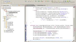 Android 8 Programming Tutorial Storing data in SQLite