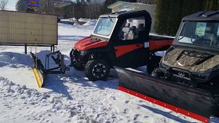 UTV Mounted Universal Snow Removal