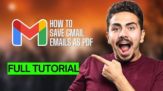 How to Save Gmail Emails as PDF [2026 Full Guide]