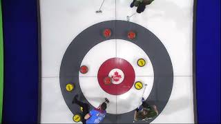 #AGITopShots - 2022 Tim Hortons Brier - March 8 - PE - Tyler Smith quadruple takeout