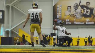 Sights and Sounds from Steelers Practice 9/1/21: Christian Kuntz Long Snapping