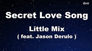Secret Love Song - Little Mix Karaoke【No Guide Melody】