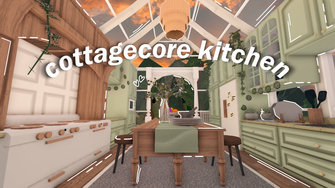 Bloxburg: Cottagecore Kitchen - Speedbuild (No Transform Gamepass ...