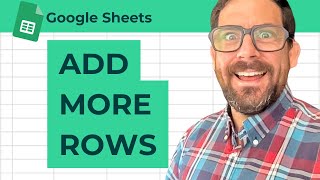 How to Insert Multiple Rows in Google Sheets