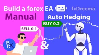 📈Build a forex EA (No Code) - Forex Manual Trading & Auto Hedging Strategy That Works by fxDreema