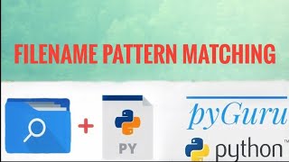pyFiles 7 | Searching files by matching patterns | #pyGuru