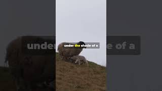 Serene Sheep Grazing on a Hillside