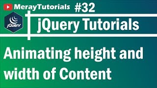 jQuery: 32 - Animating margin width and padding in jQuery