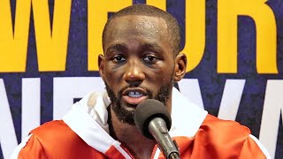 TERENCE CRAWFORD SENDS MESSAGE TO ERROL SPENCE AFTER NEW CRASH AT POST FIGHT PRESS CONFERENCE