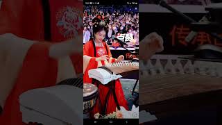 #精忠报国 古筝美女 夏晚晴 直播 20230327 #guzheng #xiawanqing #古筝 #夏晚晴