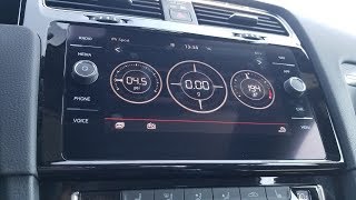 VW Golf GTI | How to Access the Performance Monitor Screen
