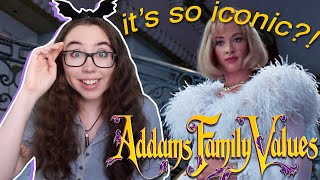 ya'll were right: it's AMAZING (first time watching!!) | addams family values reaction & commentary!