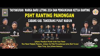 Tasyakuran warga baru psht ranting panongan leting 2024 pusat madiun