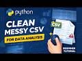 Clean a Messy CSV File in Python (Beginner Pandas Tutorial 2026)