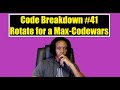 Code Breakdown #41 - Rotate for a Max - Codewars - Python
