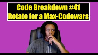 Code Breakdown #41 - Rotate for a Max - Codewars - Python