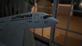 Lufthansa a350-900 unboxing ASMR