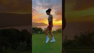Shuffle tutorial: T-Step with gas pedal (heel toe) #shuffledance #shuffletutorial #tutorial #sunset