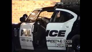 RDMVTL 11,593 ~ 6/3/2009 {MY STORY} OFFICER GETTING INTO PATROL CAR @ HORNELL , NY