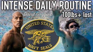 I followed David Goggins' PRE NAVY SEAL daily routine... *5,000+ CALORIES BURNED*