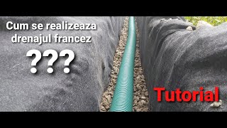 Cum se realizeaza Drenajul francez_TUTORIAL