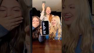 HILARIOUS WORD PRANK on my SISTERS… 👀🤫🤣 | Triple Charm #Shorts