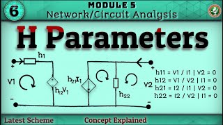 6.H Parameters Concept Explained Module 5 Network Analysis 3rd Sem ECE Latest Scheme VTU