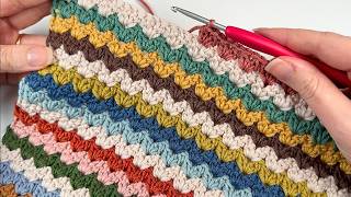 Learn this EASY crochet stitch in just 10 minutes!