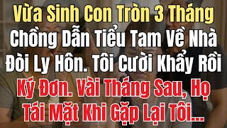 Vừa Sinh Con Tròn 3 Tháng, Chồng Dẫn Tiểu Tam Về Đòi Ly Hôn. Tôi Cười Khẩy Rồi Ký Đơn. Vài Tháng Sau