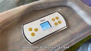 Wellis Hot Tub - Gecko Easy 7 Keypad Tutorial