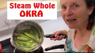 How to Steam OKRA | How to Steam LADY FINGER