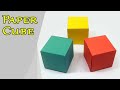 How to make Cube solid/ platonic solid /5 platonic solids/ Cube model / 3d Shapes