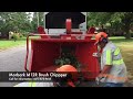 morbark m12r brush chipper demo june 2019