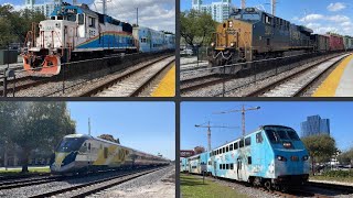 5 railroads in one day at West Palm Beach 2-20-22