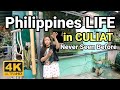 SUPER INTENSE | WALK at EXTREMELY Narrow Alley Residence in CULIAT Philippines [4K] 🇵🇭