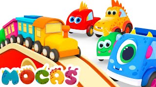 Sing with MOCAS! The Train song for kids & nursery rhymes. Cartoons for kids.