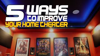 5 Ways to IMPROVE your Home Theater Room. SERIOUSLY