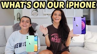 WHAT'S ON MY iPHONE 2021! EMMA AND ELLIE