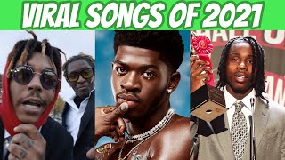 Rap Songs That Went Viral in 2021! (Most Popular Hits)