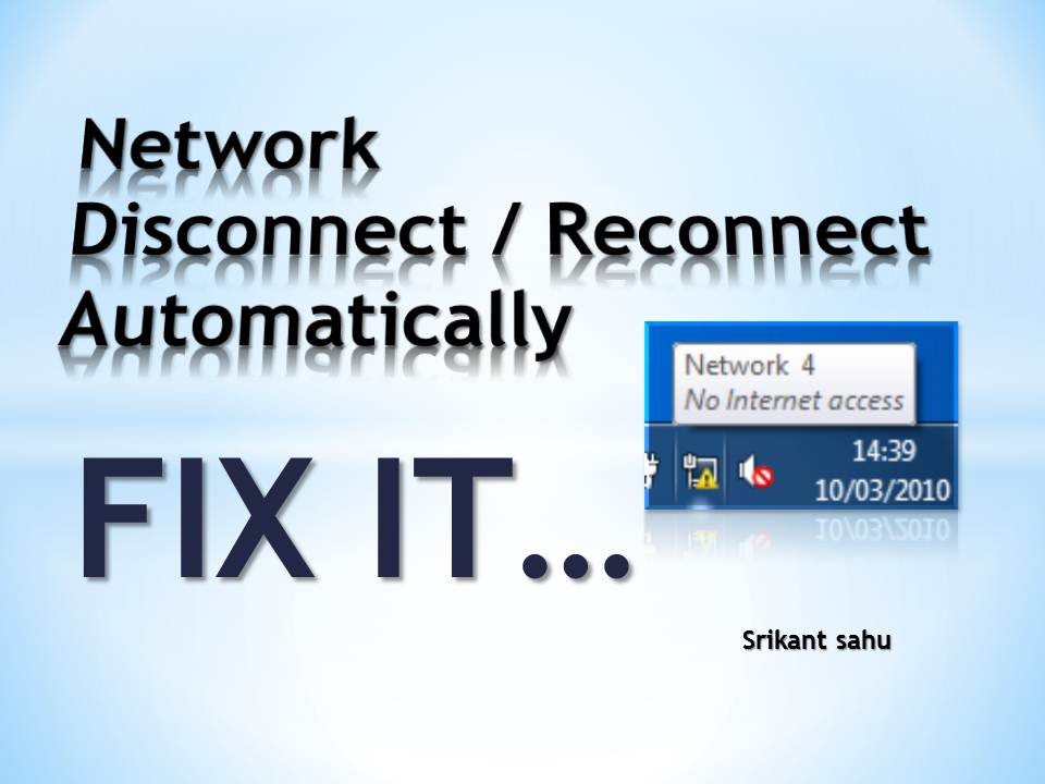 Network disconnected. Network disconnect.