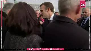 Macron visits Renault factory in Maubeuge