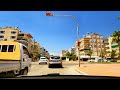 driving downtown to lara antalya 4k uhd turkey