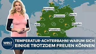 WETTER IN DEUTSCHLAND: Von Frühlings-Temperaturen bis Schneefall! Es bleibt abwechslungsreich