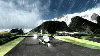 Landing in Lukla FSX