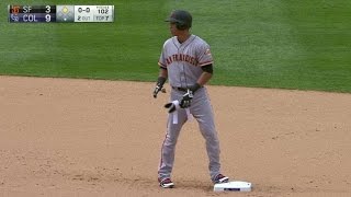 SF@COL: Adrianza drills a run-scoring double to left