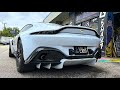 * BRAND NEW * Aston Martin Vantage exhaust sound | custom mid section.