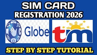 Globe and TM Sim Card Registration 2026. How to register Globe TM Sim Card?