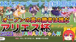 ｛ウマ娘】アリエス杯2023　オープンリーグ 　真決勝　3戦勝負と18人による真のアリエス杯オープンリーグの1位を決ます