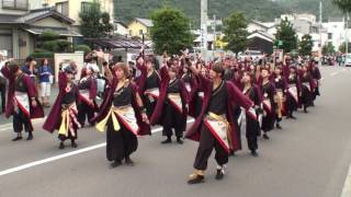 岡山うらじゃ連 楽鬼　～2016YOSAKOI高松祭り(八幡通りパレード会場)